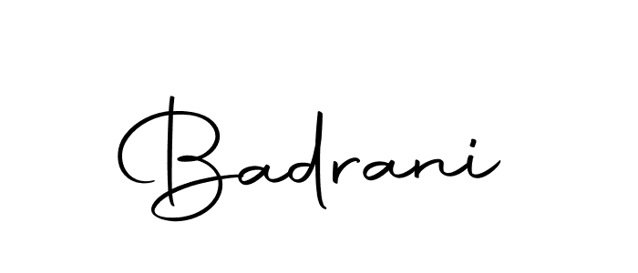 Similarly Autography-DOLnW is the best handwritten signature design. Signature creator online .You can use it as an online autograph creator for name Badrani. Badrani signature style 10 images and pictures png