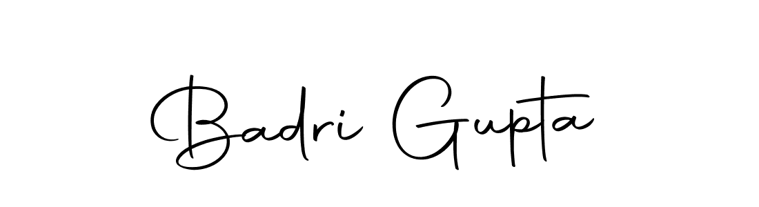 Make a beautiful signature design for name Badri Gupta. With this signature (Autography-DOLnW) style, you can create a handwritten signature for free. Badri Gupta signature style 10 images and pictures png