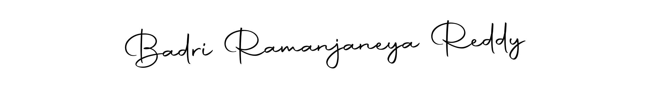 The best way (Autography-DOLnW) to make a short signature is to pick only two or three words in your name. The name Badri Ramanjaneya Reddy include a total of six letters. For converting this name. Badri Ramanjaneya Reddy signature style 10 images and pictures png
