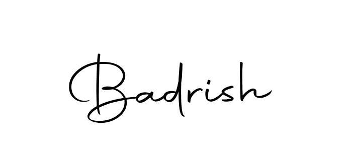 How to make Badrish name signature. Use Autography-DOLnW style for creating short signs online. This is the latest handwritten sign. Badrish signature style 10 images and pictures png