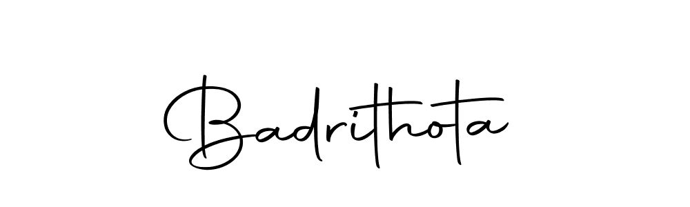 How to make Badrithota name signature. Use Autography-DOLnW style for creating short signs online. This is the latest handwritten sign. Badrithota signature style 10 images and pictures png