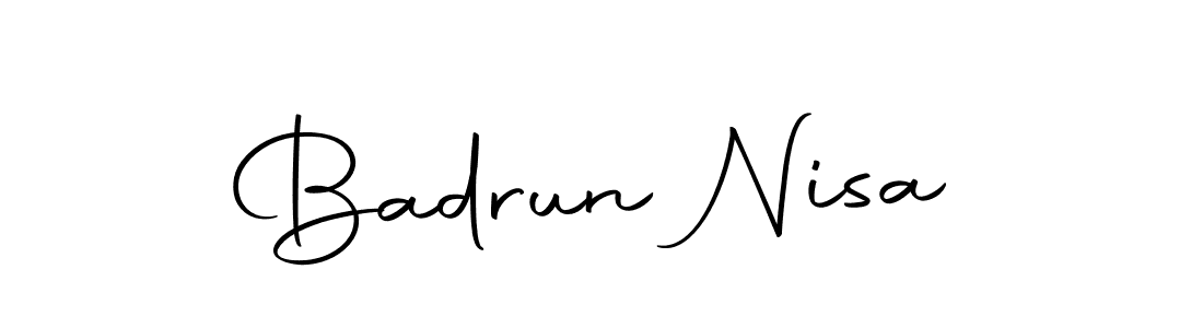 The best way (Autography-DOLnW) to make a short signature is to pick only two or three words in your name. The name Badrun Nisa include a total of six letters. For converting this name. Badrun Nisa signature style 10 images and pictures png
