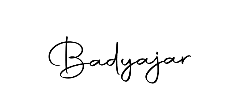 Create a beautiful signature design for name Badyajar. With this signature (Autography-DOLnW) fonts, you can make a handwritten signature for free. Badyajar signature style 10 images and pictures png