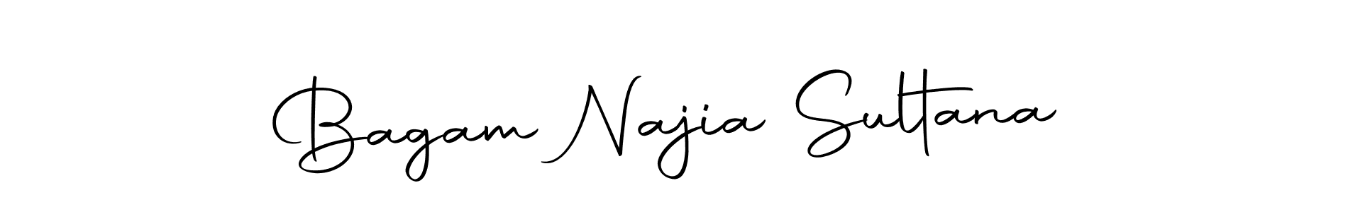 How to make Bagam Najia Sultana signature? Autography-DOLnW is a professional autograph style. Create handwritten signature for Bagam Najia Sultana name. Bagam Najia Sultana signature style 10 images and pictures png