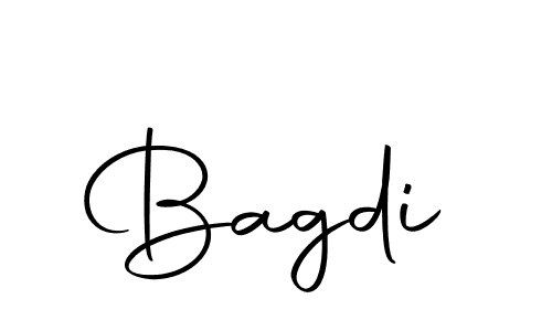 Design your own signature with our free online signature maker. With this signature software, you can create a handwritten (Autography-DOLnW) signature for name Bagdi. Bagdi signature style 10 images and pictures png
