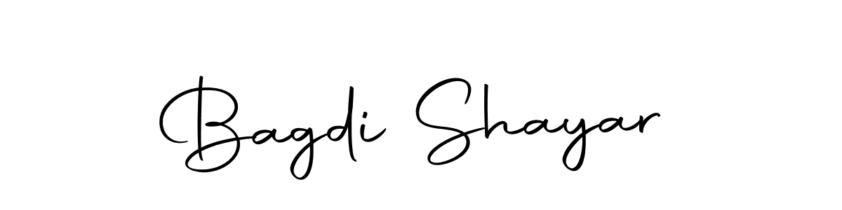 Make a beautiful signature design for name Bagdi Shayar. With this signature (Autography-DOLnW) style, you can create a handwritten signature for free. Bagdi Shayar signature style 10 images and pictures png