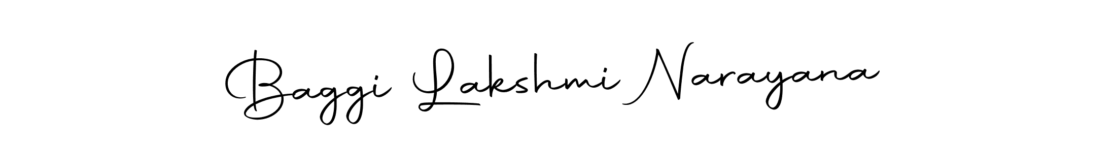 Make a beautiful signature design for name Baggi Lakshmi Narayana. Use this online signature maker to create a handwritten signature for free. Baggi Lakshmi Narayana signature style 10 images and pictures png