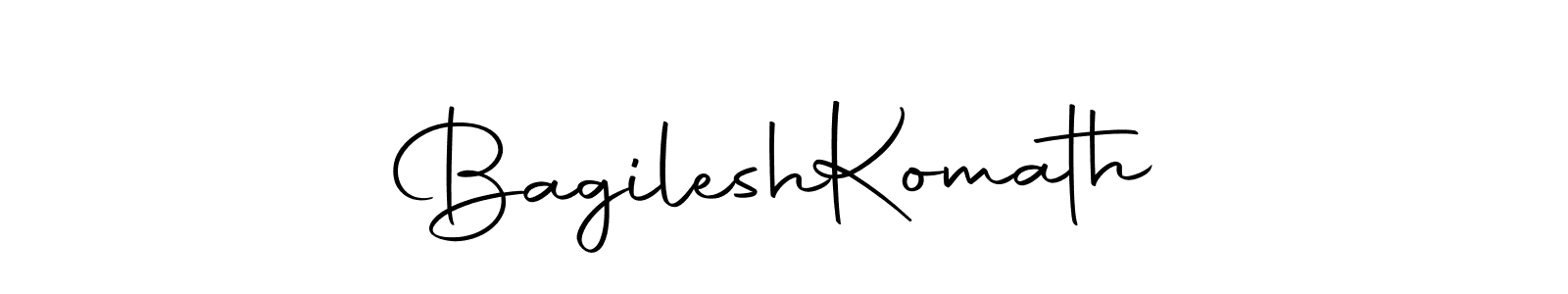 Bagilesh  Komath stylish signature style. Best Handwritten Sign (Autography-DOLnW) for my name. Handwritten Signature Collection Ideas for my name Bagilesh  Komath. Bagilesh  Komath signature style 10 images and pictures png