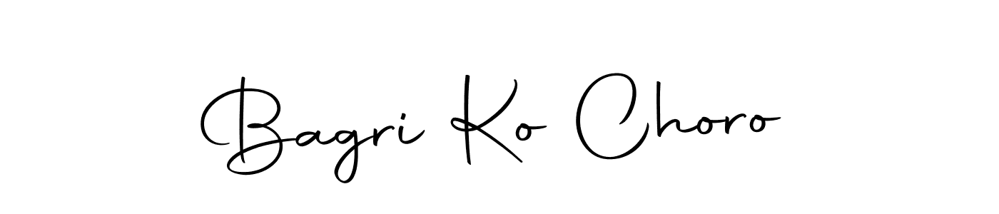 if you are searching for the best signature style for your name Bagri Ko Choro. so please give up your signature search. here we have designed multiple signature styles  using Autography-DOLnW. Bagri Ko Choro signature style 10 images and pictures png