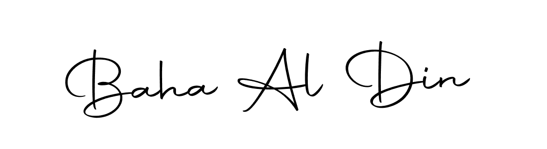 Baha Al Din stylish signature style. Best Handwritten Sign (Autography-DOLnW) for my name. Handwritten Signature Collection Ideas for my name Baha Al Din. Baha Al Din signature style 10 images and pictures png