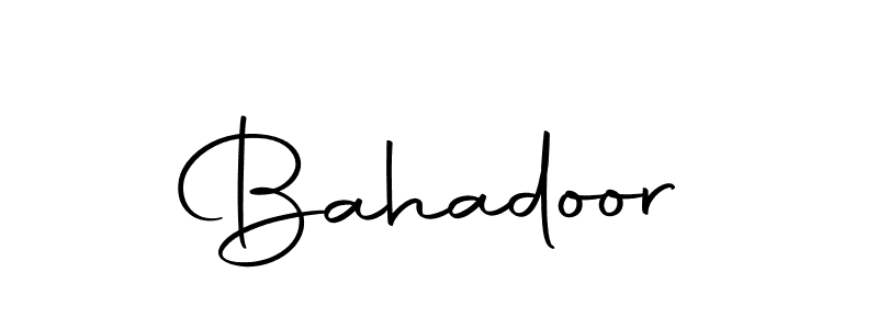 Make a beautiful signature design for name Bahadoor. With this signature (Autography-DOLnW) style, you can create a handwritten signature for free. Bahadoor signature style 10 images and pictures png