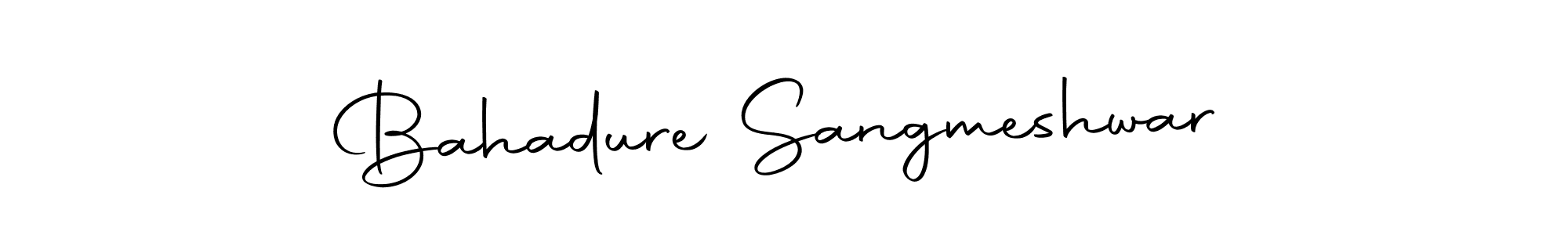if you are searching for the best signature style for your name Bahadure Sangmeshwar. so please give up your signature search. here we have designed multiple signature styles  using Autography-DOLnW. Bahadure Sangmeshwar signature style 10 images and pictures png