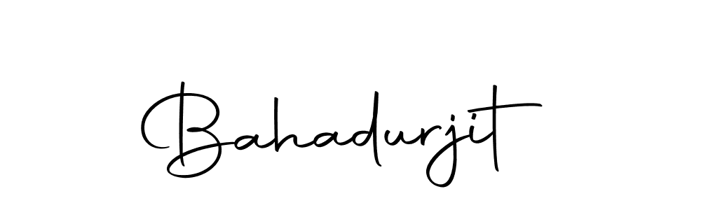 You should practise on your own different ways (Autography-DOLnW) to write your name (Bahadurjit) in signature. don't let someone else do it for you. Bahadurjit signature style 10 images and pictures png
