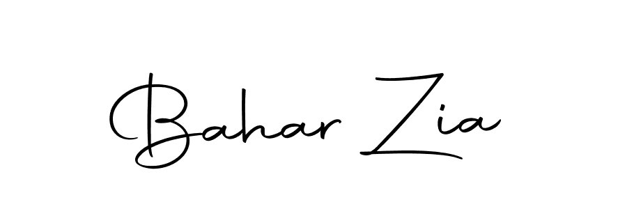 Use a signature maker to create a handwritten signature online. With this signature software, you can design (Autography-DOLnW) your own signature for name Bahar Zia. Bahar Zia signature style 10 images and pictures png