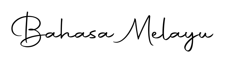 A timeless handwritten aesthetic for Bahasa Melayu. The Autography-DOLnW font gives your signature a handcrafted feel with natural curves. Bahasa Melayu signature style 10 images and pictures png