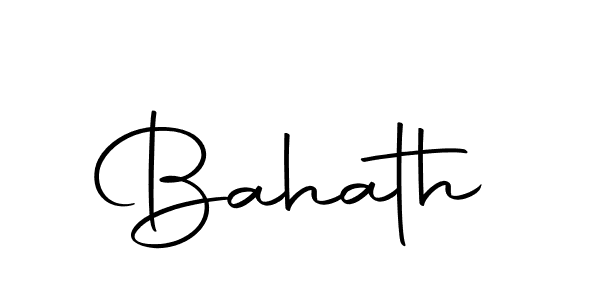 Use a signature maker to create a handwritten signature online. With this signature software, you can design (Autography-DOLnW) your own signature for name Bahath. Bahath signature style 10 images and pictures png