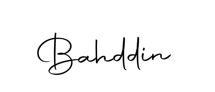 Use a signature maker to create a handwritten signature online. With this signature software, you can design (Autography-DOLnW) your own signature for name Bahddin. Bahddin signature style 10 images and pictures png