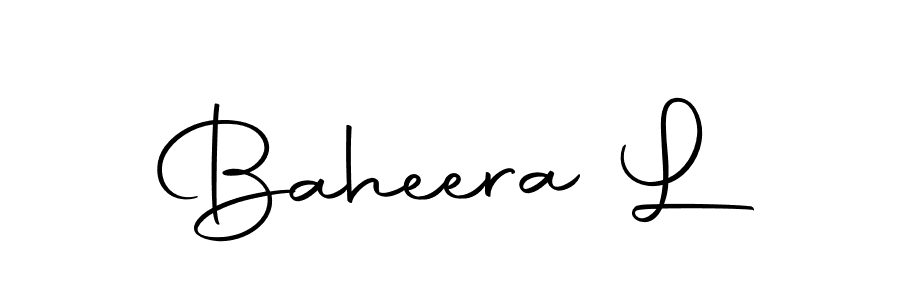 Here are the top 10 professional signature styles for the name Baheera L. These are the best autograph styles you can use for your name. Baheera L signature style 10 images and pictures png