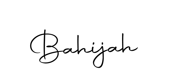 How to make Bahijah signature? Autography-DOLnW is a professional autograph style. Create handwritten signature for Bahijah name. Bahijah signature style 10 images and pictures png