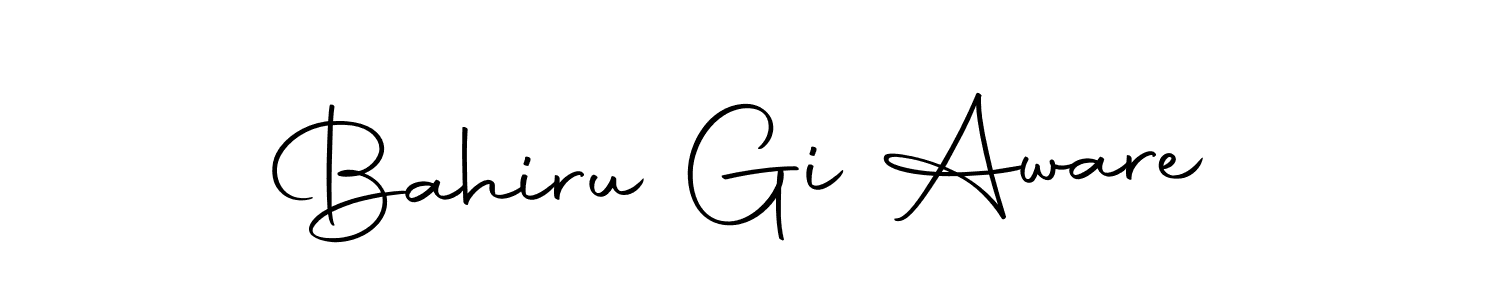 It looks lik you need a new signature style for name Bahiru Gi Aware. Design unique handwritten (Autography-DOLnW) signature with our free signature maker in just a few clicks. Bahiru Gi Aware signature style 10 images and pictures png