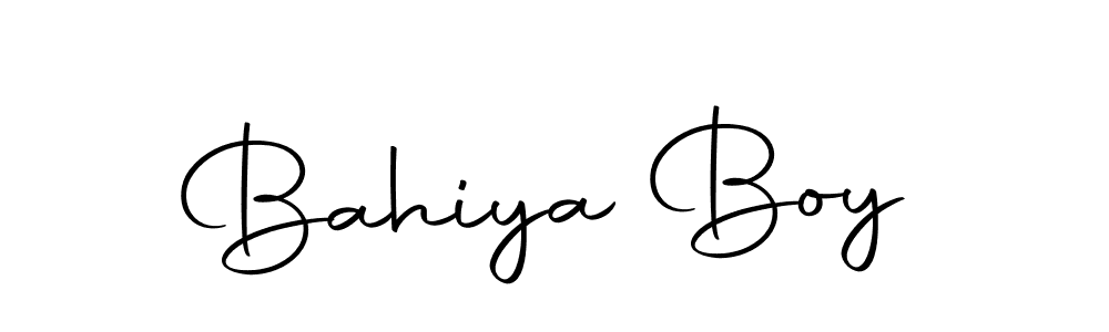 Create a beautiful signature design for name Bahiya Boy. With this signature (Autography-DOLnW) fonts, you can make a handwritten signature for free. Bahiya Boy signature style 10 images and pictures png