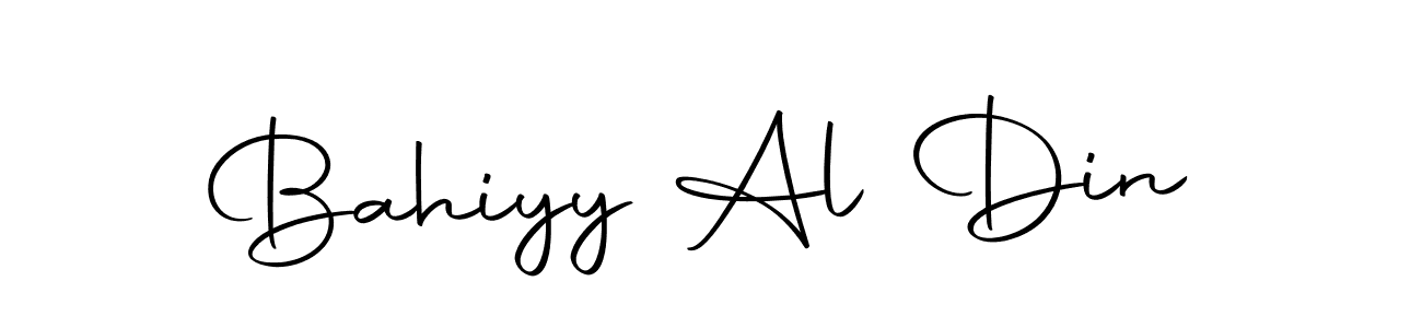 Use a signature maker to create a handwritten signature online. With this signature software, you can design (Autography-DOLnW) your own signature for name Bahiyy Al Din. Bahiyy Al Din signature style 10 images and pictures png