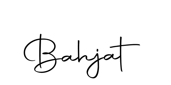 Make a beautiful signature design for name Bahjat. With this signature (Autography-DOLnW) style, you can create a handwritten signature for free. Bahjat signature style 10 images and pictures png