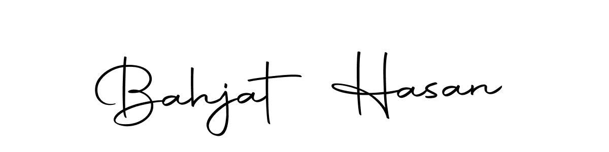 How to make Bahjat Hasan name signature. Use Autography-DOLnW style for creating short signs online. This is the latest handwritten sign. Bahjat Hasan signature style 10 images and pictures png