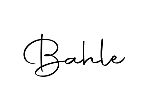 Design your own signature with our free online signature maker. With this signature software, you can create a handwritten (Autography-DOLnW) signature for name Bahle. Bahle signature style 10 images and pictures png