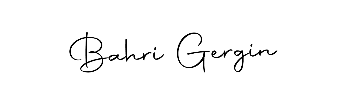 Design your own signature with our free online signature maker. With this signature software, you can create a handwritten (Autography-DOLnW) signature for name Bahri Gergin. Bahri Gergin signature style 10 images and pictures png