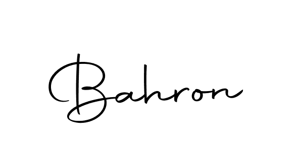 Make a beautiful signature design for name Bahron. Use this online signature maker to create a handwritten signature for free. Bahron signature style 10 images and pictures png