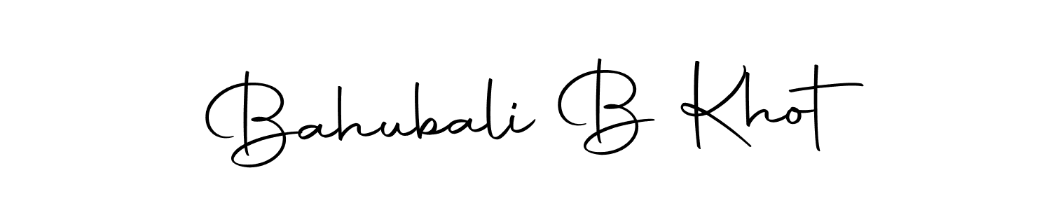 Also we have Bahubali B Khot name is the best signature style. Create professional handwritten signature collection using Autography-DOLnW autograph style. Bahubali B Khot signature style 10 images and pictures png