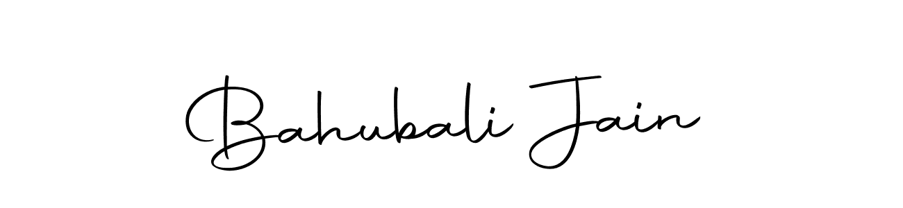 Create a beautiful signature design for name Bahubali Jain. With this signature (Autography-DOLnW) fonts, you can make a handwritten signature for free. Bahubali Jain signature style 10 images and pictures png