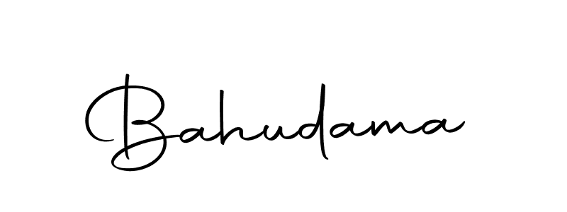You should practise on your own different ways (Autography-DOLnW) to write your name (Bahudama) in signature. don't let someone else do it for you. Bahudama signature style 10 images and pictures png