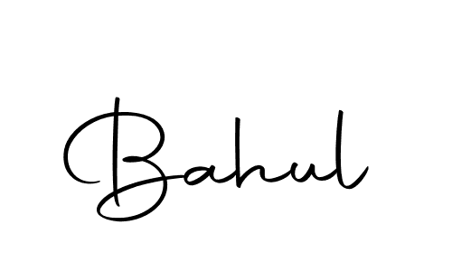 Design your own signature with our free online signature maker. With this signature software, you can create a handwritten (Autography-DOLnW) signature for name Bahul. Bahul signature style 10 images and pictures png