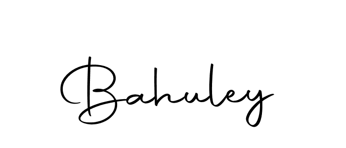 You should practise on your own different ways (Autography-DOLnW) to write your name (Bahuley) in signature. don't let someone else do it for you. Bahuley signature style 10 images and pictures png