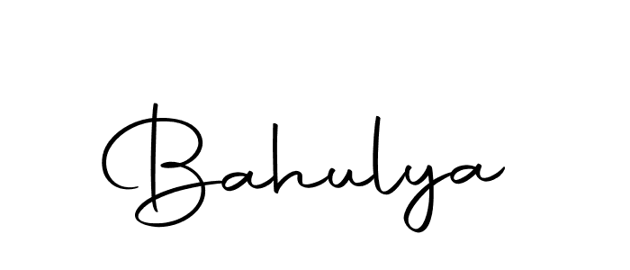 Make a beautiful signature design for name Bahulya. With this signature (Autography-DOLnW) style, you can create a handwritten signature for free. Bahulya signature style 10 images and pictures png