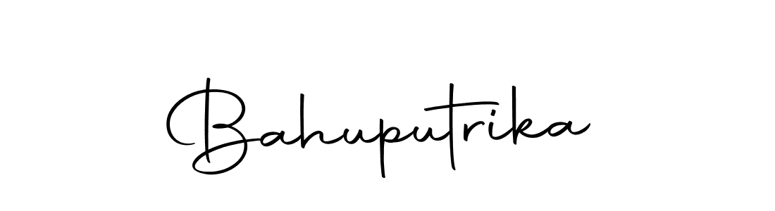 You should practise on your own different ways (Autography-DOLnW) to write your name (Bahuputrika) in signature. don't let someone else do it for you. Bahuputrika signature style 10 images and pictures png