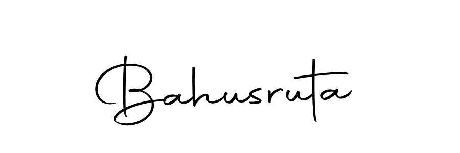 The best way (Autography-DOLnW) to make a short signature is to pick only two or three words in your name. The name Bahusruta include a total of six letters. For converting this name. Bahusruta signature style 10 images and pictures png