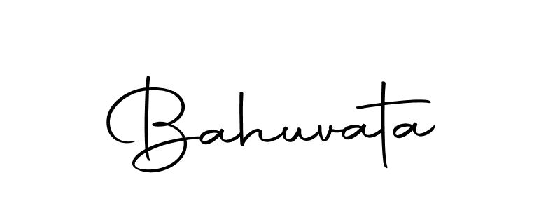 You should practise on your own different ways (Autography-DOLnW) to write your name (Bahuvata) in signature. don't let someone else do it for you. Bahuvata signature style 10 images and pictures png