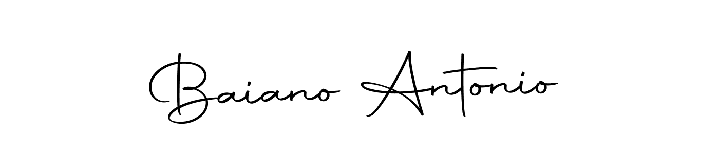 Design your own signature with our free online signature maker. With this signature software, you can create a handwritten (Autography-DOLnW) signature for name Baiano Antonio. Baiano Antonio signature style 10 images and pictures png