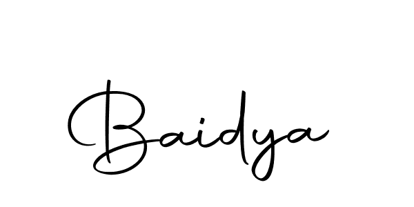 You should practise on your own different ways (Autography-DOLnW) to write your name (Baidya) in signature. don't let someone else do it for you. Baidya signature style 10 images and pictures png