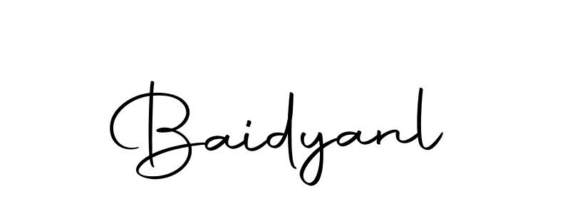 You can use this online signature creator to create a handwritten signature for the name Baidyanl. This is the best online autograph maker. Baidyanl signature style 10 images and pictures png