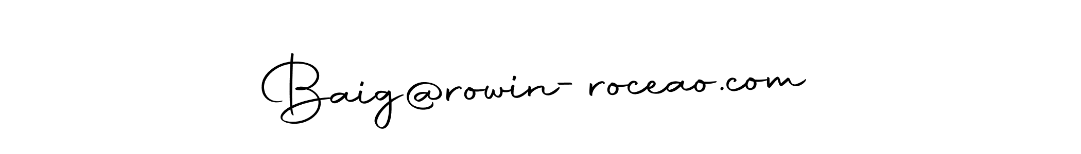 This is the best signature style for the Baig@rowin-roceao.com name. Also you like these signature font (Autography-DOLnW). Mix name signature. Baig@rowin-roceao.com signature style 10 images and pictures png