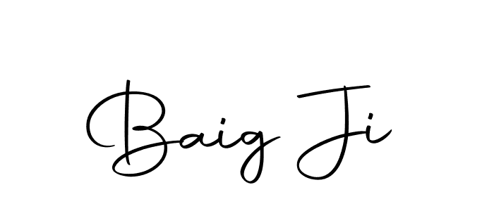 Autography-DOLnW is a professional signature style that is perfect for those who want to add a touch of class to their signature. It is also a great choice for those who want to make their signature more unique. Get Baig Ji name to fancy signature for free. Baig Ji signature style 10 images and pictures png