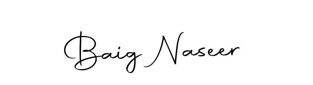 Use a signature maker to create a handwritten signature online. With this signature software, you can design (Autography-DOLnW) your own signature for name Baig Naseer. Baig Naseer signature style 10 images and pictures png