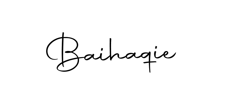 Similarly Autography-DOLnW is the best handwritten signature design. Signature creator online .You can use it as an online autograph creator for name Baihaqie. Baihaqie signature style 10 images and pictures png