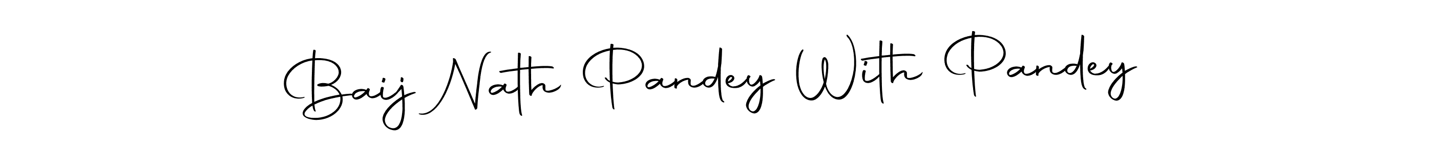 How to make Baij Nath Pandey With Pandey name signature. Use Autography-DOLnW style for creating short signs online. This is the latest handwritten sign. Baij Nath Pandey With Pandey signature style 10 images and pictures png