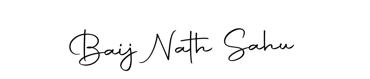 How to make Baij Nath Sahu name signature. Use Autography-DOLnW style for creating short signs online. This is the latest handwritten sign. Baij Nath Sahu signature style 10 images and pictures png