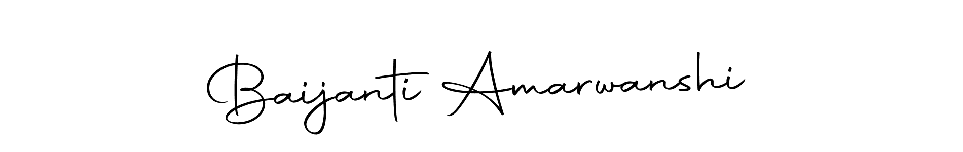 Use a signature maker to create a handwritten signature online. With this signature software, you can design (Autography-DOLnW) your own signature for name Baijanti Amarwanshi. Baijanti Amarwanshi signature style 10 images and pictures png